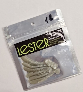 Cиликоновая приманка LESTER 6шт, 5,5см, рыбка #18