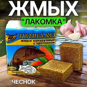 Макуха с протеином 20 кубиков Лакомка Юга чеснок 700-750гр (1/18)