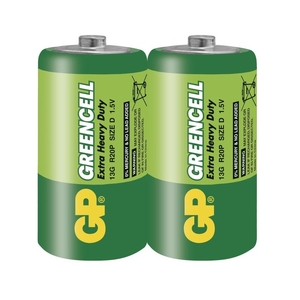 R20 GP GreenCell R20 D Shrink 2 Heavy Duty 1.5V (20/200)