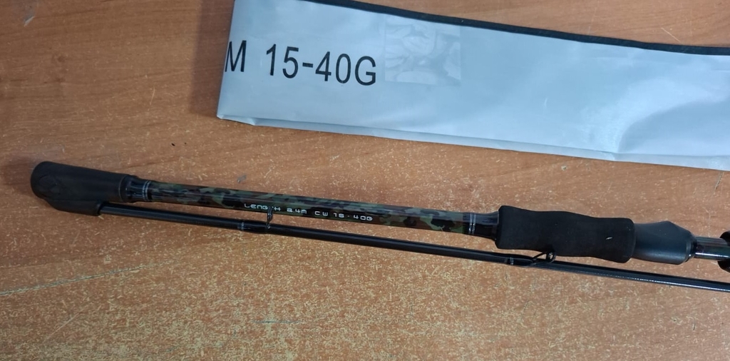Спиннинг штекер - телескоп TelerSpin, 2х частн., carbon, 15-40гр, 2,70м