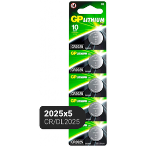  АКЦИЯ!!! CR2025 GP BL5 3V Lithium (100/2000)