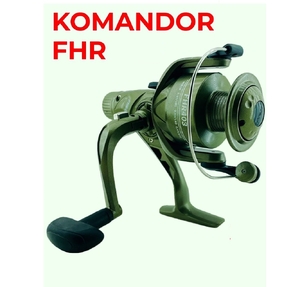 Катушка Komandor FHR 404 пластик шпуля, 5.2:1, 4 подшип (1/40)