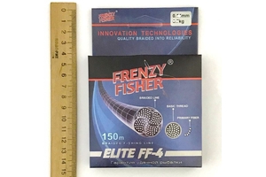 Шнур плетенный 4Х Frenzy Fisher (UA) "ELITE" 150 метров, 0,14мм