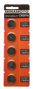 CR2016 MINAMOTO BL-5 (дисковая, 3V) (100)
