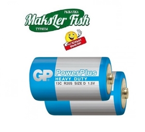 R20 GP PowerPlus D Shrink 2 Heavy Duty 1.5V (20/200)