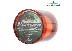 Леска PROCARP 300 м оранжевая 0,30мм (1231870030)