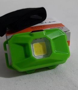 Фонарик налобный на батарейках 3хААА, COB LED, 5W, 1026 (1/80)