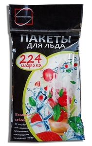 Пакеты для льда (224 шарика) в полипропилене (1/30/300)