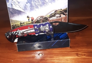 Нож раскладной Columbia USA, клипса, F220, 20см (1/12) 