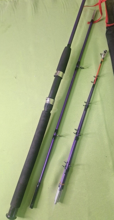 Спиннинг штекер Крокодил Feeder, 2 част, 3 вершинки, 100-250гр, 2,4м