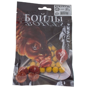 Бойлы пылящие насадочные "Fish.ka" кукуруза 18мм, 100гр (695) (2/6)
