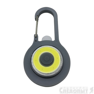 Фонарь брелок "СИБИРСКИЙ СЛЕДОПЫТ-LINK 2", 1 COB, 2х2032, PF-PFL-L66