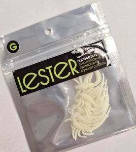 Cиликоновая приманка LESTER 6шт, 5см, рачки, #36
