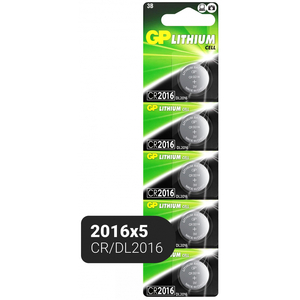  АКЦИЯ!!! CR2016 GP BL5 3V Lithium (100/2000)