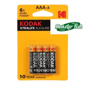 LR3 Kodak XTRALIFE AAA BL4 Alkaline 1.5V (4/40/200)