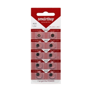 SmartBuy AG0 BL10 (379A/LR521 бат-ка для часов) (10/100)