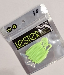Cиликоновая приманка LESTER 6шт, 6см, червь, #30