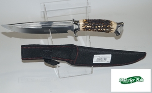 Нож охотничий, сталь 65х13, чехол, R15G (1/12)