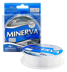 NM100-0,22, Леска Namazu "Minerva", L-100 м, d-0,22 мм, test-4,35 кг, прозрачная