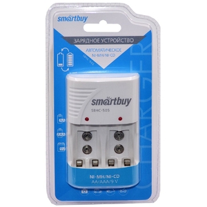 З/У для аккумуляторов Smartbuy 505 4 слота АА, ААА, крона