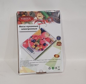 АКЦИЯ Весы электроннные кухонные 10кг Mix 4цв Vertex 6008-VS (1/24)