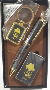 Набор зажигалка + ручка + брелок, арт. 5814-В