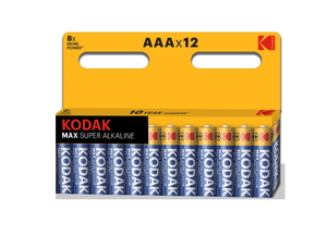 LR3 Kodak MAX AAA BL12 Alkaline (12/120/720)