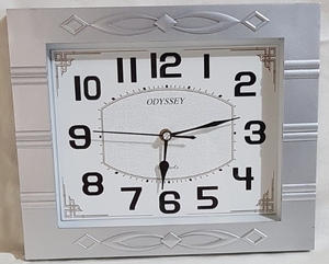 Часы настенные пластик, 32х25 см (9027-S)