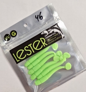 Cиликоновая приманка LESTER 6шт, 6см, рыбка, #46