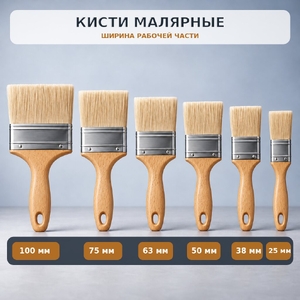 Кисть 25 малярная (12)
