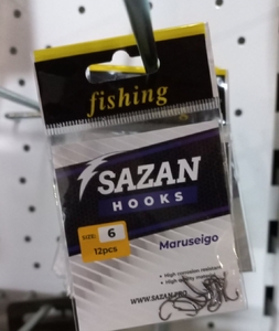 Крючки SAZAN Maruseigo 12шт №6