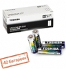 LR6 Toshiba AA, щелочная, 2shrink, (40/400)