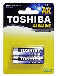 LR6 Toshiba AA BL2 Alkaline 1.5V (2/24/96)