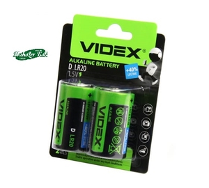 LR20 Videx D батарейка alkaline BL-2 (2/12)