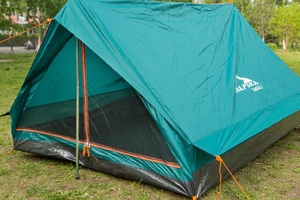 Палатка двухскатная ALPIKA Taiga-3, 3-х местная, 210х150х110см, Polyestr PU2000, MB-TS-03
