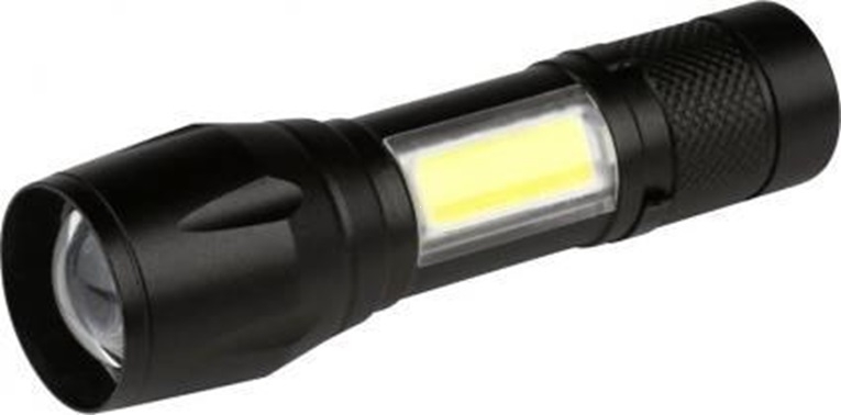 Фонарь 3Вт ХРЕ 3Вт СОВ литий 600mAh Micro USB шнур КОСМОС KocAc1011Lith