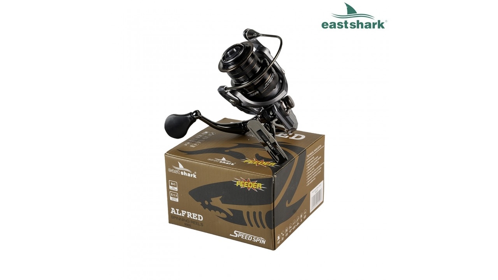 Катушка EastShark Alfred 4000, 8+1 подш, 5,1:1,  задн фрикц (99224)
