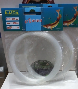 Леска KAIDA 100м, 7кг, 0,50мм, моток