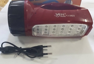 Фонарь аккум., ручной, шнур, 1+18 LED, арт.2823