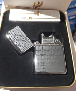 Зажигалка USB (электронная) в подарочной упаковке, ДУГА, арт 4261
