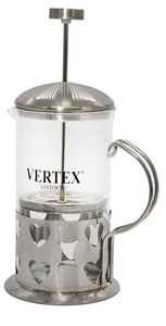 Чайник пресс Vertex-Russo 600мл 852-002-VS/8102 (1/24)