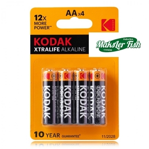 LR6 Kodak XTRALIFE BL4 Alkaline АА (4/80/400)