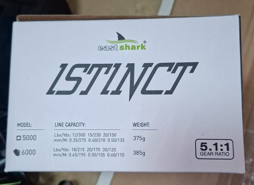 Катушка EastShark Instinct 6000, 9+1 подшипн., 5.1:1
