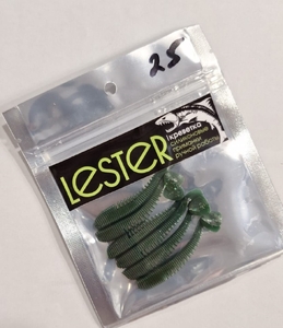 Cиликоновая приманка LESTER 6шт, 5,5см, рыбка #25
