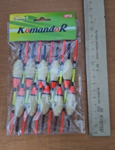 Поплавок Komandor 2,0/2,5гр (10)