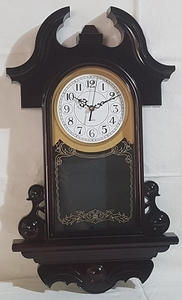 Часы настенные пластик, маятник, 60х35см (8379)