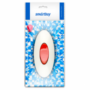 Выключатель для бра проходной белый 6А 250В Smartbuy (SBE-06-S04-w)  (1/80)