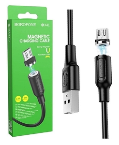 Кабель Borofone BX41, магнитный, 1м, 2,4А, Micro