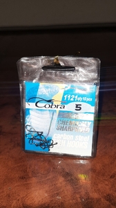 Крючки COBRA CRYSTAL 1121, 10 шт  в пачке №5