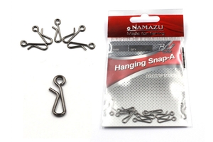 N-FT-HSA5, Застежка Namazu HANGING SNAP-A, цв. BN, р. 5, test-22 кг (уп.5 шт)